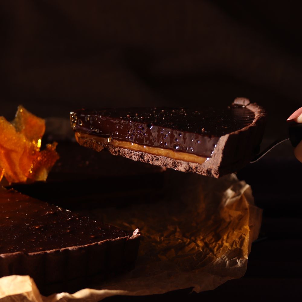 Smoked Sea Salt Caramel Tart